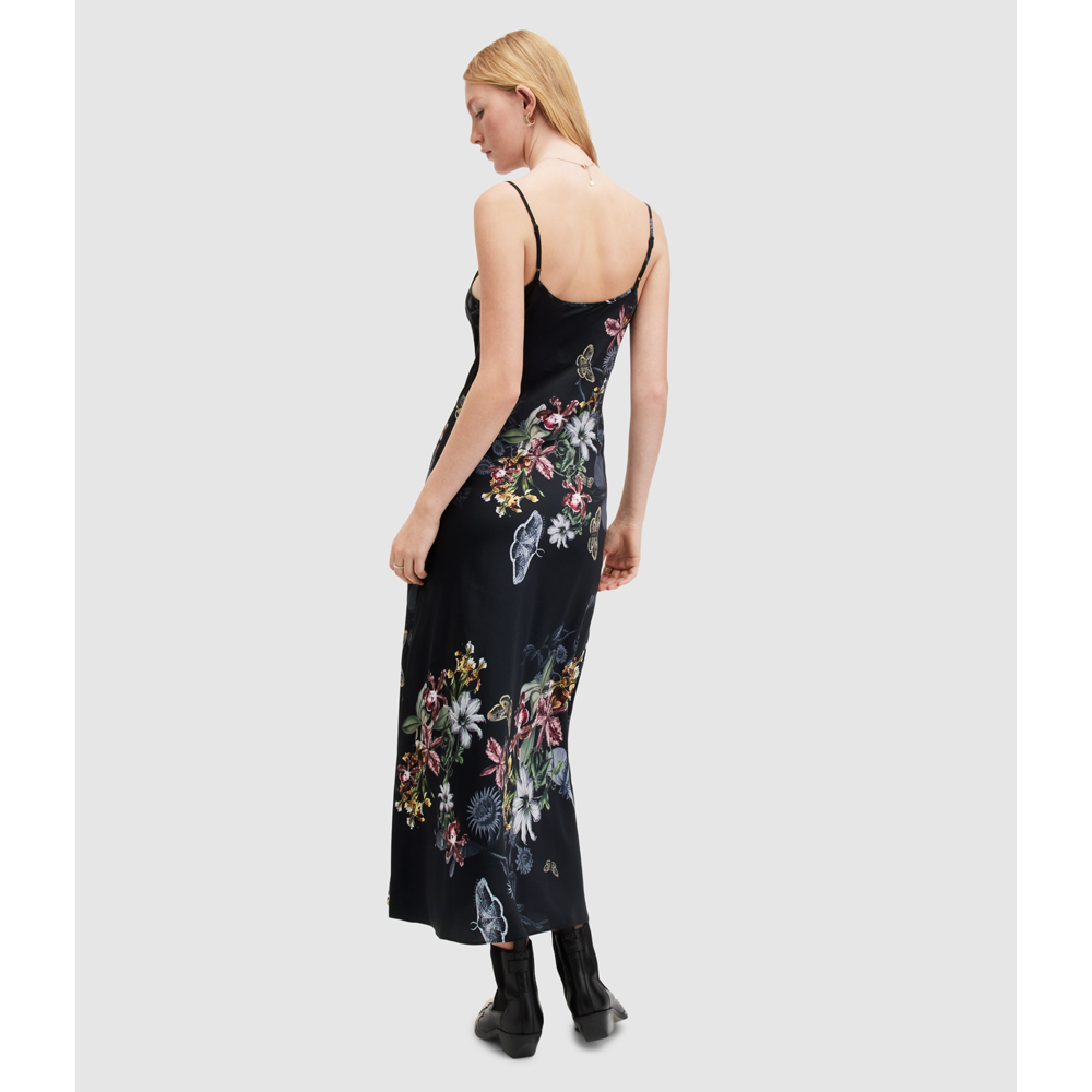 Allsaints benno tee slip midi dress new arrivals